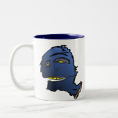 青い頭部 ツートーンマグカップ (左)