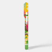 青い顔の虹色パターン Case-Mate iPhoneケース (裏面 / 左)