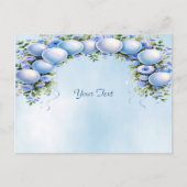 青い風船のポストカード ポストカード (正面)