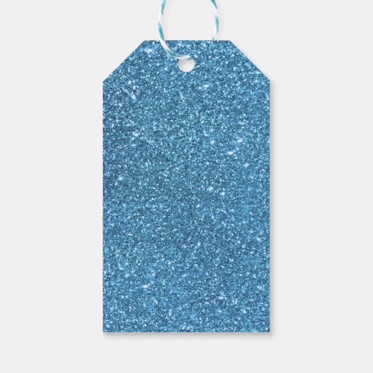 青い風船の犬の好意タグ ギフトタグ (裏面)