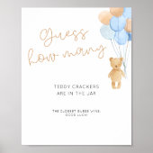 青い風船は何個か推測する ポスター (正面)