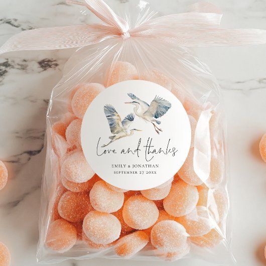 青い飛んでいるヘロ感謝していンの結婚愛 ラウンドシール