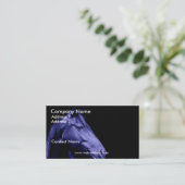 青い馬の名刺 名刺 (スタンド正面)