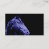 青い馬の名刺 名刺 (裏面)