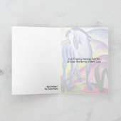 青い馬フランツ・マルク著I カード (内部)