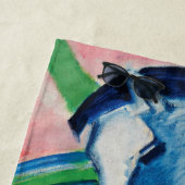 青い馬フランツ・マルク著I ビーチタオル (インサイチュ)