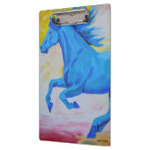 青い馬 クリップボード (左)