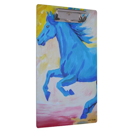 青い馬 クリップボード (右)