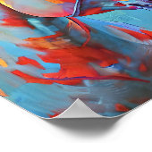 青い馬 ポスター (角)