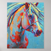 青い馬 ポスター (正面)