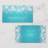 青い魅力的な火花 名刺 (正面/裏面)