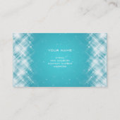 青い魅力的な火花 名刺 (裏面)