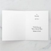 青い魅惑の庭 カード (内部)