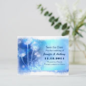 青い魔法のタンポポは日付はがきを保存 案内ポストカード (スタンド正面)