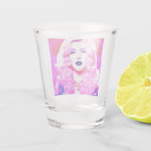 青い魔法の魅力吹キス ショットグラス (裏面)