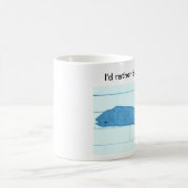 青い魚のマグ コーヒーマグカップ (中央)