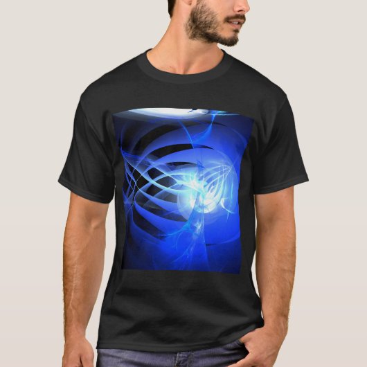 青い魚の夢 Tシャツ (正面)
