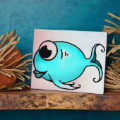青い魚の歯垢 フォトプラーク (側面)