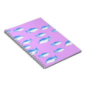 青い魚の薄紫 ノートブック (右側)