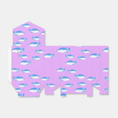 青い魚の薄紫 フェイバーボックス (折り畳みなし)