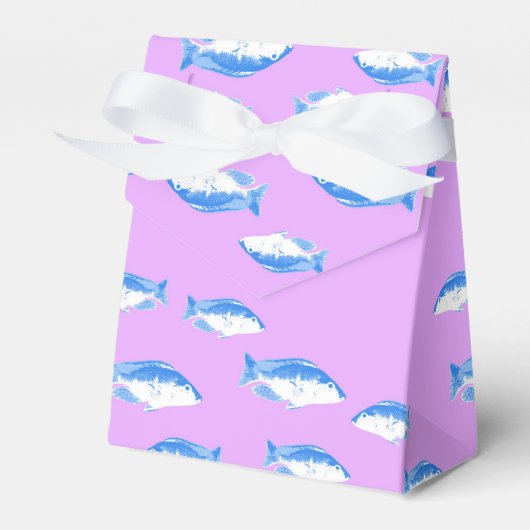 青い魚の薄紫 フェイバーボックス (正面サイド)
