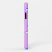 青い魚の薄紫 Case-Mate iPhoneケース (裏面/右)