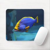 青い魚のmousepad マウスパッド (マウス)