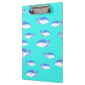 青い魚オンターコイズ クリップボード (左)