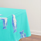 青い魚オンターコイズ テーブルクロス (インサイチュ)