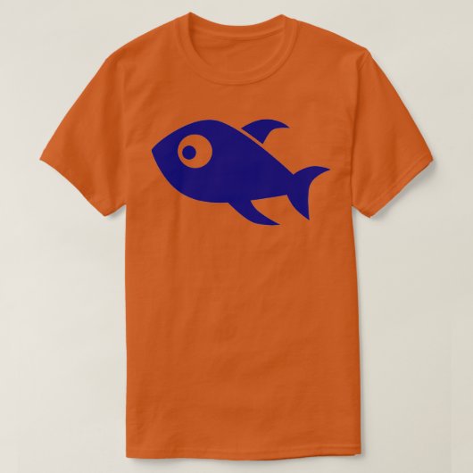 青い魚16 Tシャツ (デザイン正面)
