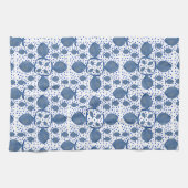 青い魚 キッチンタオル (横)