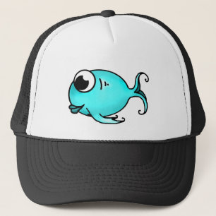 青い魚 キャップ