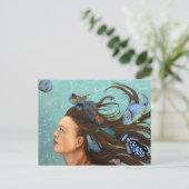 青い魚 ポストカード (スタンド正面)