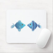 青い魚 マウスパッド (マウス)