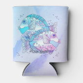 青い魚 缶クーラー (正面)