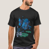 青い魚 Tシャツ (正面)