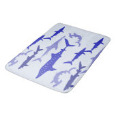 青い鮫 バスマット (アングル)