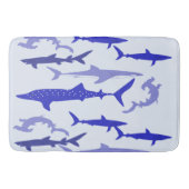 青い鮫 バスマット (正面)