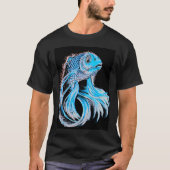 青い鯉 Tシャツ (正面)