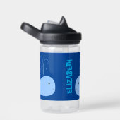 青い鯨漫画キッズウォーターボトル ウォーターボトル (右面)