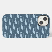 青い鯨 iPhoneケース (裏面横)
