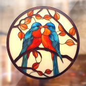 青い鳥が鳥のステンドグラスフェイクを愛する|過去記事 ウィンドウサイン (シート2)