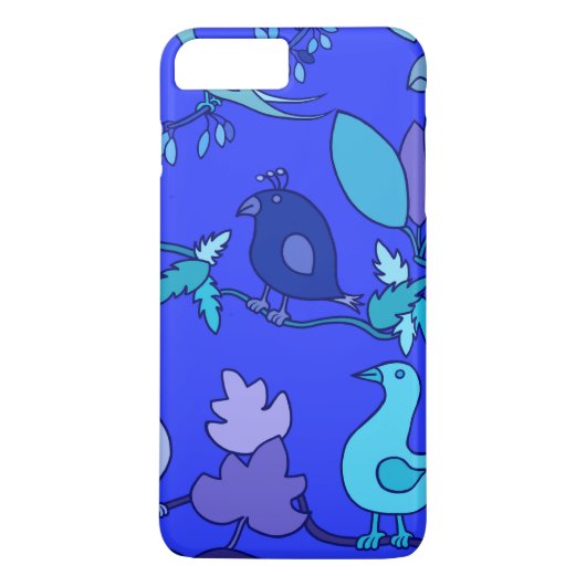 青い鳥たち Case-Mate iPhoneケース (裏面)