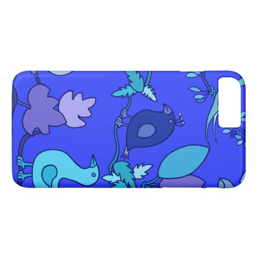 青い鳥たち Case-Mate iPhoneケース (裏面(横))