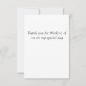 青い鳥で赤い女王 サンキューカード (裏面)