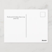 青い鳥で赤い女王 ポストカード (裏面)