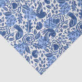 青い鳥とハートの図解入りの、写真付きの分離 薄葉紙 (詳細)