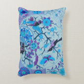 青い鳥と蝶アクセント枕 アクセントクッション (正面(垂直))