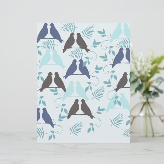 青い鳥のパターン (スタンド正面)