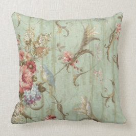 青い鳥のフランスのなコテージのベッド部屋のコレクション クッション